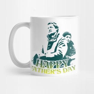 the last of us tv series and happy fathers day themed " TLOU " tshirt sticker etc. design by ironpalette Mug